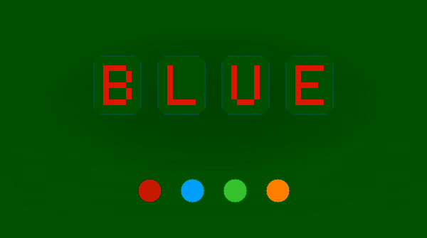 Stroop Attention Game
